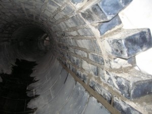 Masonry arcade and lining of DN800 sewerage