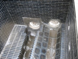 Combination of basalt products in lining 