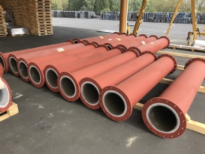 Abrasion resistant and chemically resistant basalt pipe 1